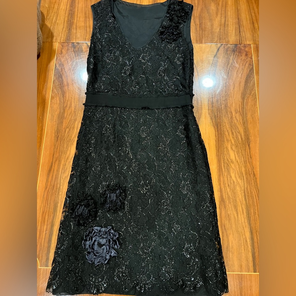 Black Lace Moschino Dress